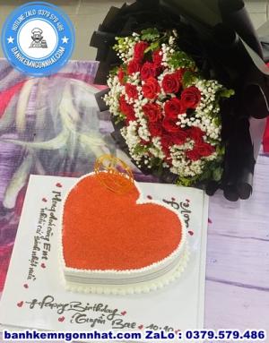 Combo Bánh Kem Và Hoa Tươi 44